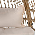 Rattan Egg Patio Chair with Rocking