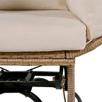 Rattan Egg Patio Chair with Rocking