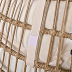 Rattan Egg Patio Chair with Rocking