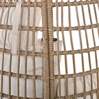Rattan Egg Patio Chair with Rocking