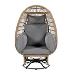 Rattan Egg Patio Chair with Rocking