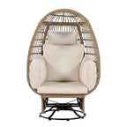 Rattan Egg Patio Chair with Rocking