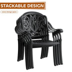 3/5-Piece Cast Aluminum Outdoor Dining Set with 35.43 in. Round Table and Random Color Seat Cushions