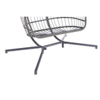 2 Person Outdoor Rattan Hanging Chair Patio Wicker Egg Chair