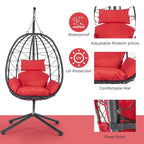 Indoor Outdoor Egg Chair Swing Chair with Cushion
