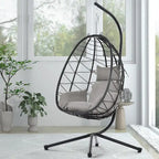 Indoor Outdoor Egg Chair Swing Chair with Cushion