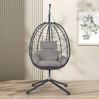 Indoor Outdoor Egg Chair Swing Chair with Cushion