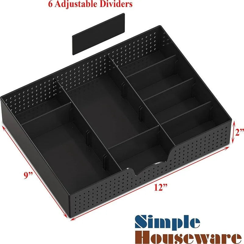 Monitor Stand Riser with Sliding Drawer – Rustic Brown / Black / Maple / Espresso / White / Oak, Single User