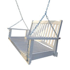 Front Porch Swing with Armrests,Wood Bench Swing with Hanging Chains,for Outdoor Patio,Garden Yard,porch,backyard