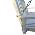 Front Porch Swing with Armrests,Wood Bench Swing with Hanging Chains,for Outdoor Patio,Garden Yard,porch,backyard