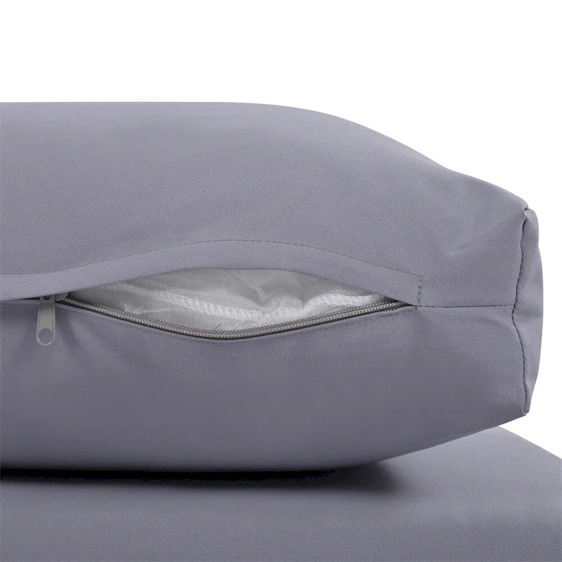 1-Piece Woven Rope Outdoor Swing Sofa with Soft Cushions Seating