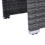 8 Piece Patio Sectional Wicker Rattan Outdoor Furniture Sofa Set