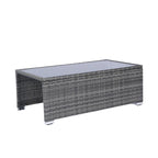 8 Piece Patio Sectional Wicker Rattan Outdoor Furniture Sofa Set