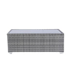 8 Piece Patio Sectional Wicker Rattan Outdoor Furniture Sofa Set