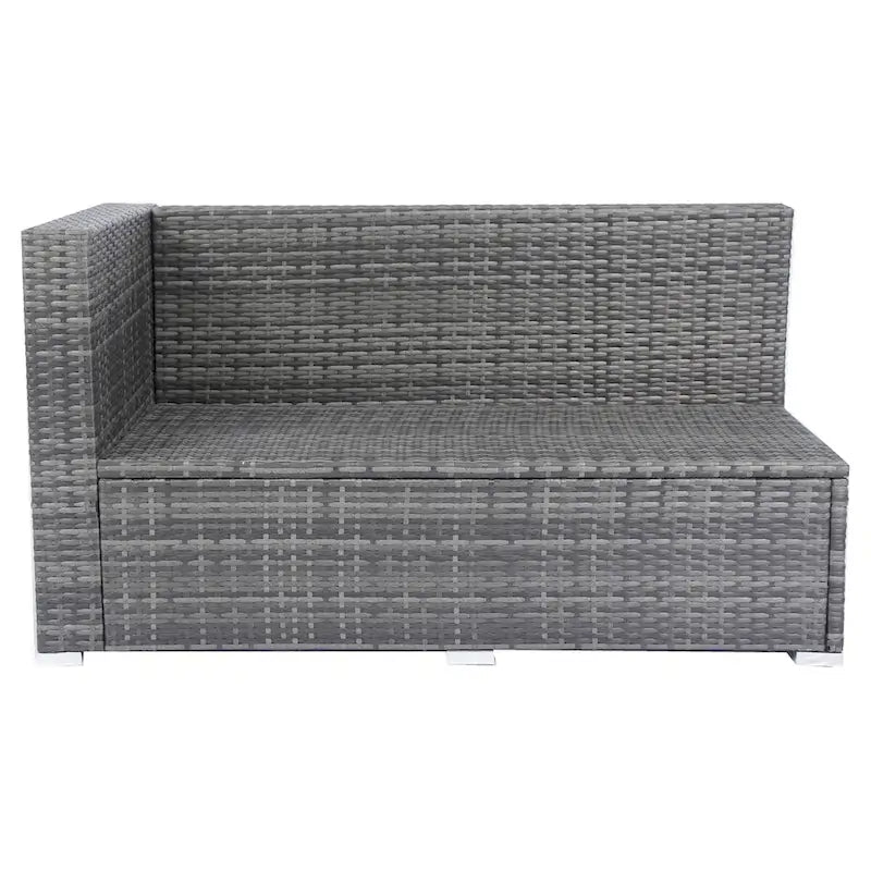 8 Piece Patio Sectional Wicker Rattan Outdoor Furniture Sofa Set