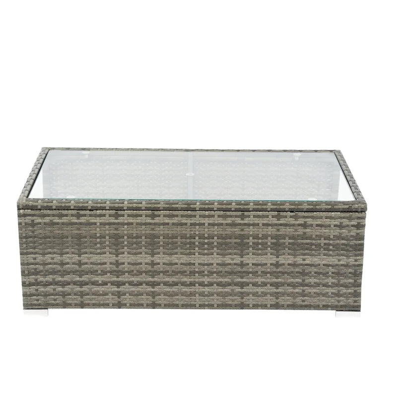 8 Piece Patio Sectional Wicker Rattan Outdoor Furniture Sofa Set
