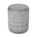 Outdoor Side Table,Concrete Accent Table,Patio Side Table Modular Design