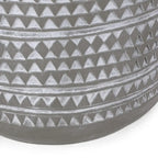 Outdoor Side Table,Concrete Accent Table,Patio Side Table Modular Design