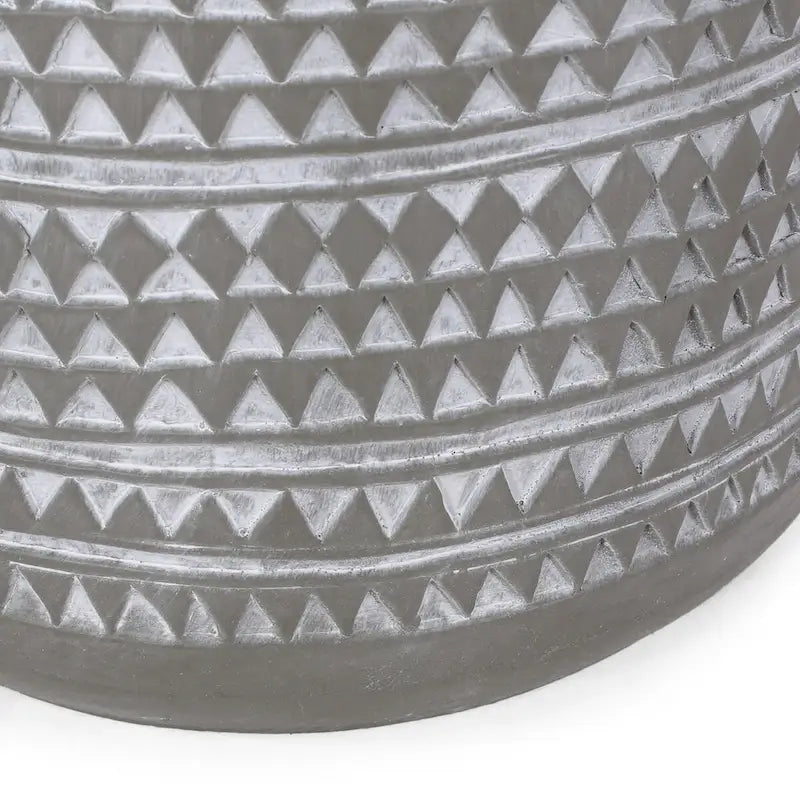 Outdoor Side Table,Concrete Accent Table,Patio Side Table Modular Design