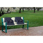 Stadium Seats, 5 Reclining Positions Bleacher Chairs with Padded Armrests, Side Pockets, Waterproof Thick Cushion