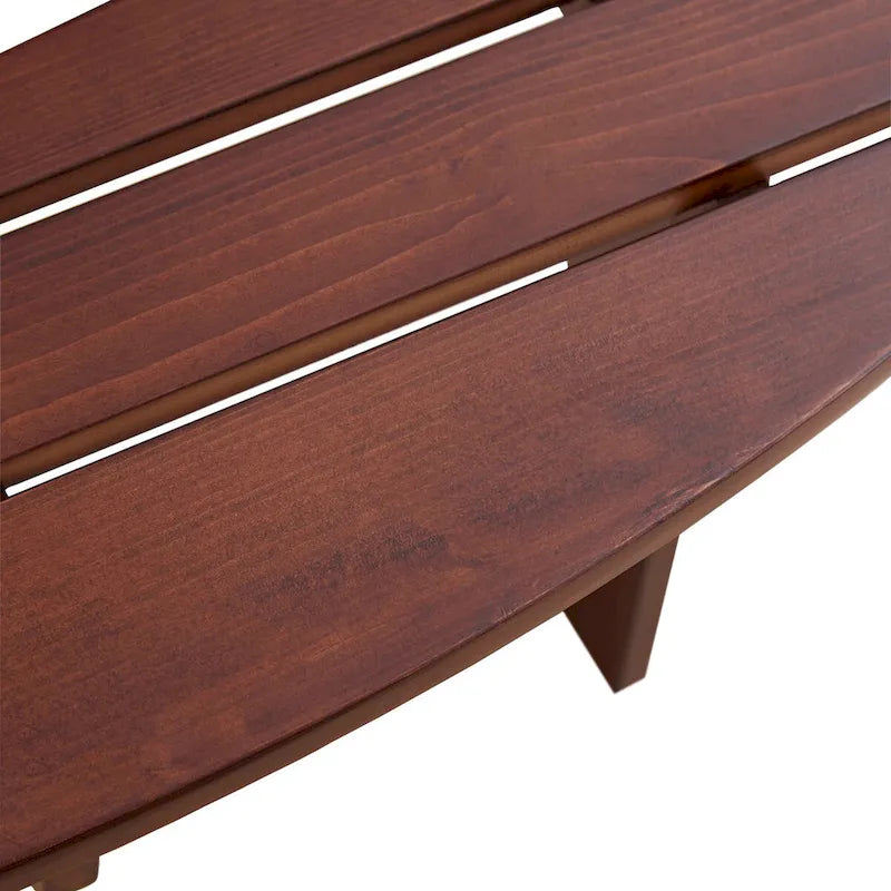 Outdoor 6 Person Picnic Table with 3 Built-in Benches and Umbrella Hole