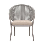 Two PCS Assembled Wicker chairs with cushions