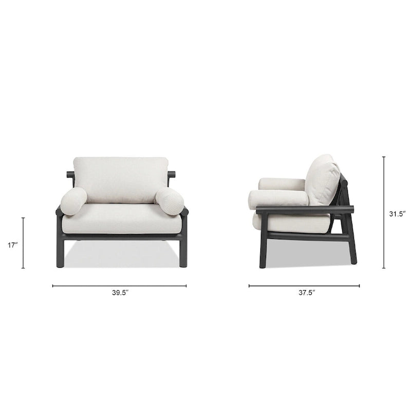 Zara 4-Piece Patio Conversation Set