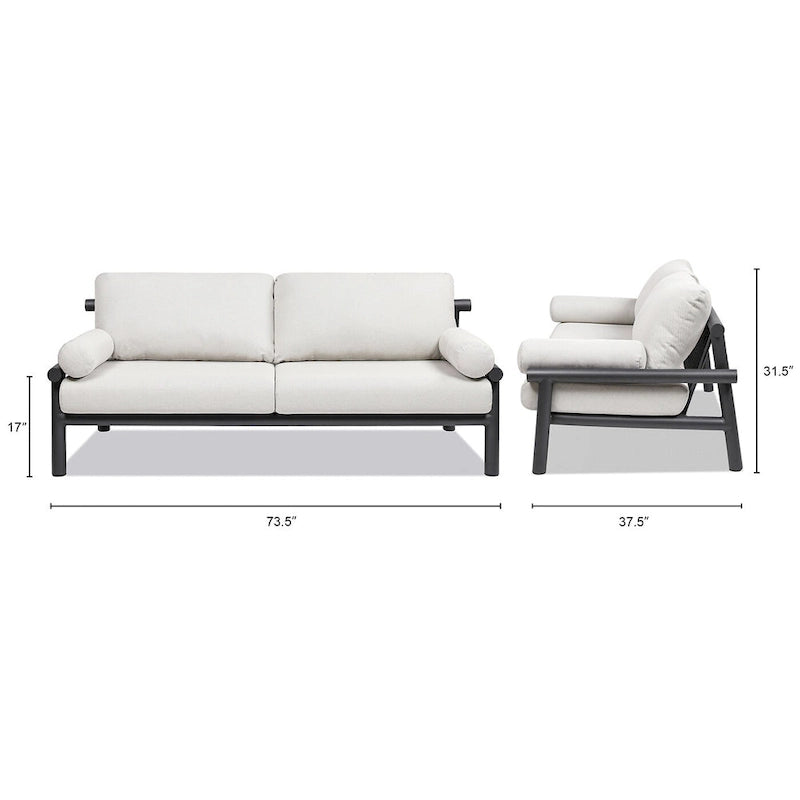 Zara 4-Piece Patio Conversation Set