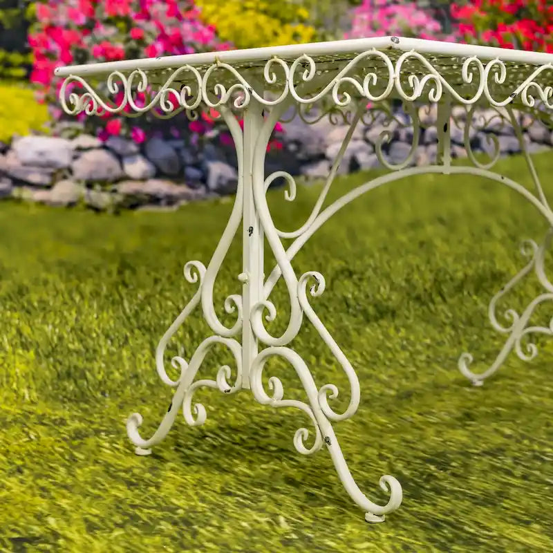 Five-Piece Metal Dining Set Solebury - 51.18 L x 33.07 W x 29.92 H
