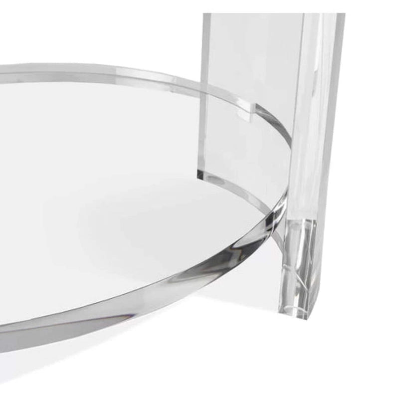 Clear Acrylic Side Table – Transparent, Modern Style
