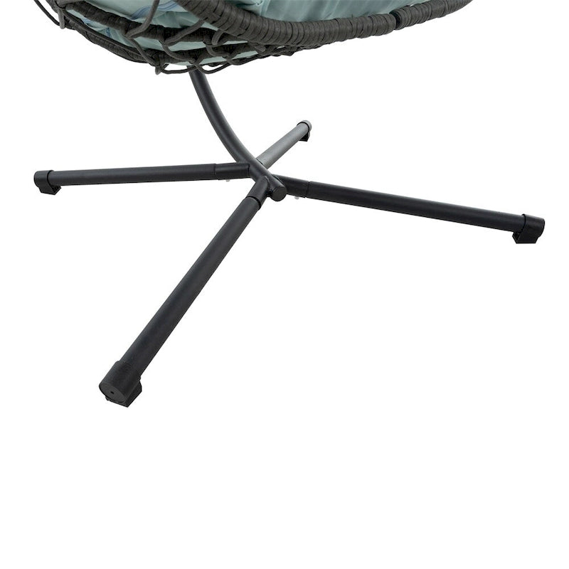 Egg Chair with Stand,Swing Chair,Patio Wicker Hanging Basket Chair