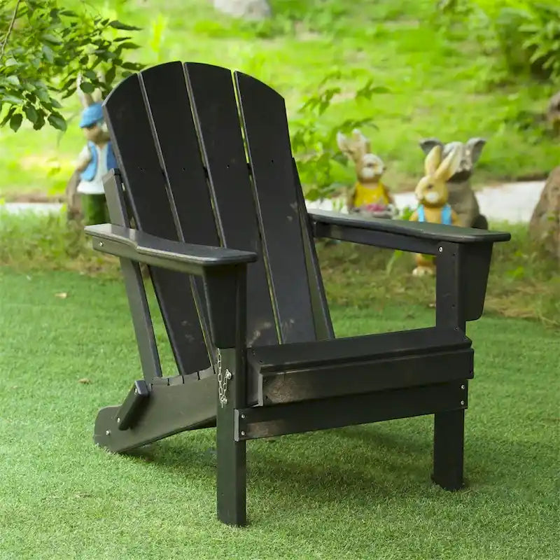 Folding Ergonomic Adirondack Chair with Legs