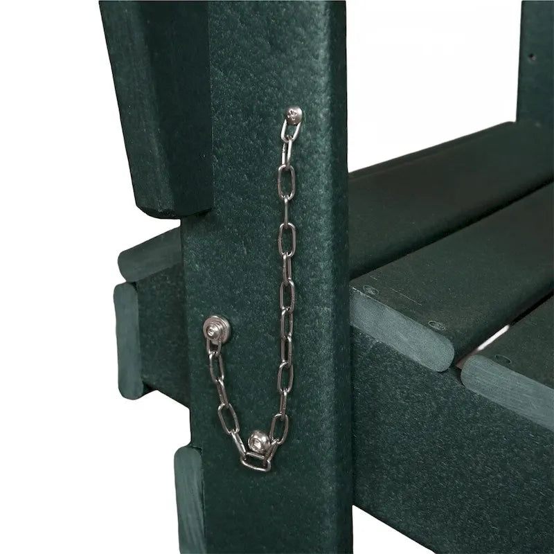 Folding Ergonomic Adirondack Chair with Legs