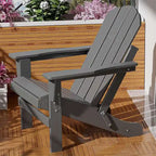 Folding Ergonomic Adirondack Chair with Legs