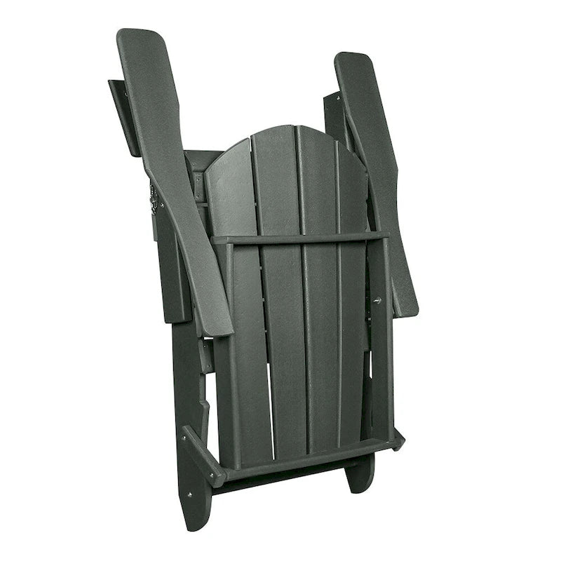 Folding Ergonomic Adirondack Chair with Legs