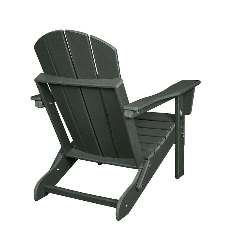 Folding Ergonomic Adirondack Chair with Legs