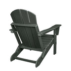 Folding Ergonomic Adirondack Chair with Legs