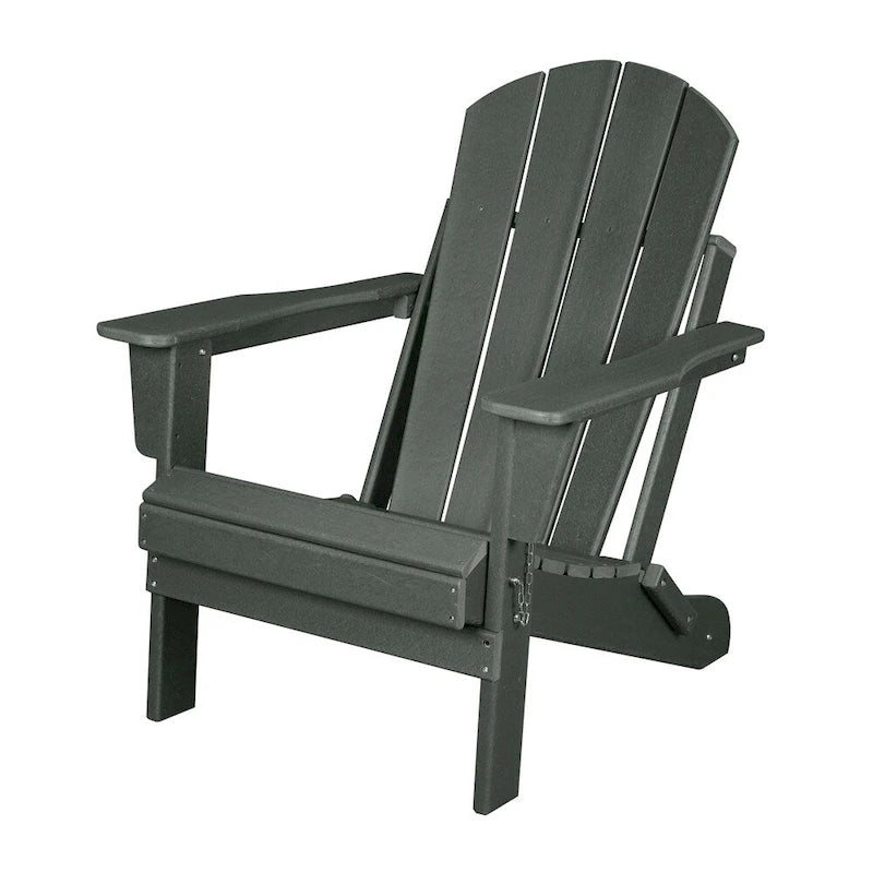 Folding Ergonomic Adirondack Chair with Legs
