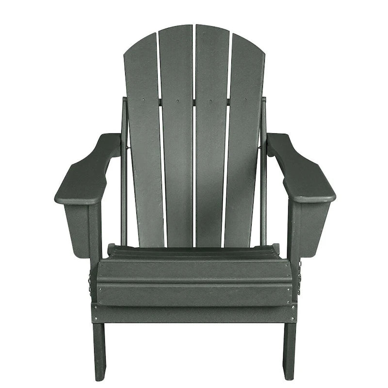 Folding Ergonomic Adirondack Chair with Legs