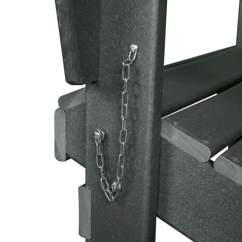 Folding Ergonomic Adirondack Chair with Legs