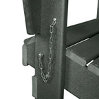 Folding Ergonomic Adirondack Chair with Legs