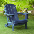 Folding Ergonomic Adirondack Chair with Legs
