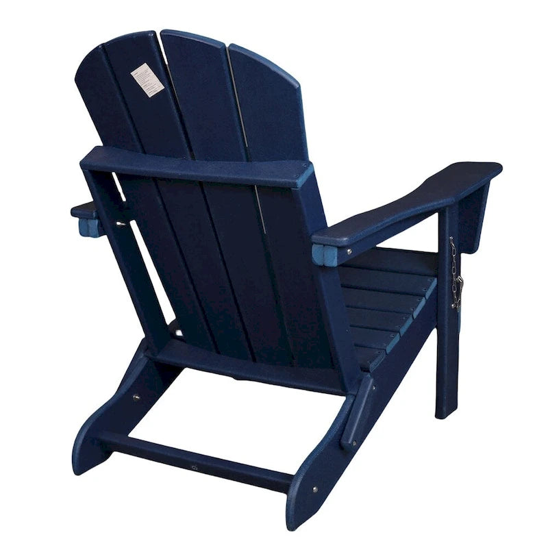 Folding Ergonomic Adirondack Chair with Legs