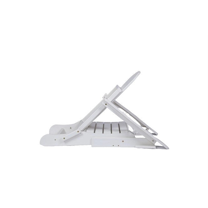 Folding Ergonomic Adirondack Chair with Legs