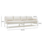 Dunes Cream Outdoor 110 Sofa