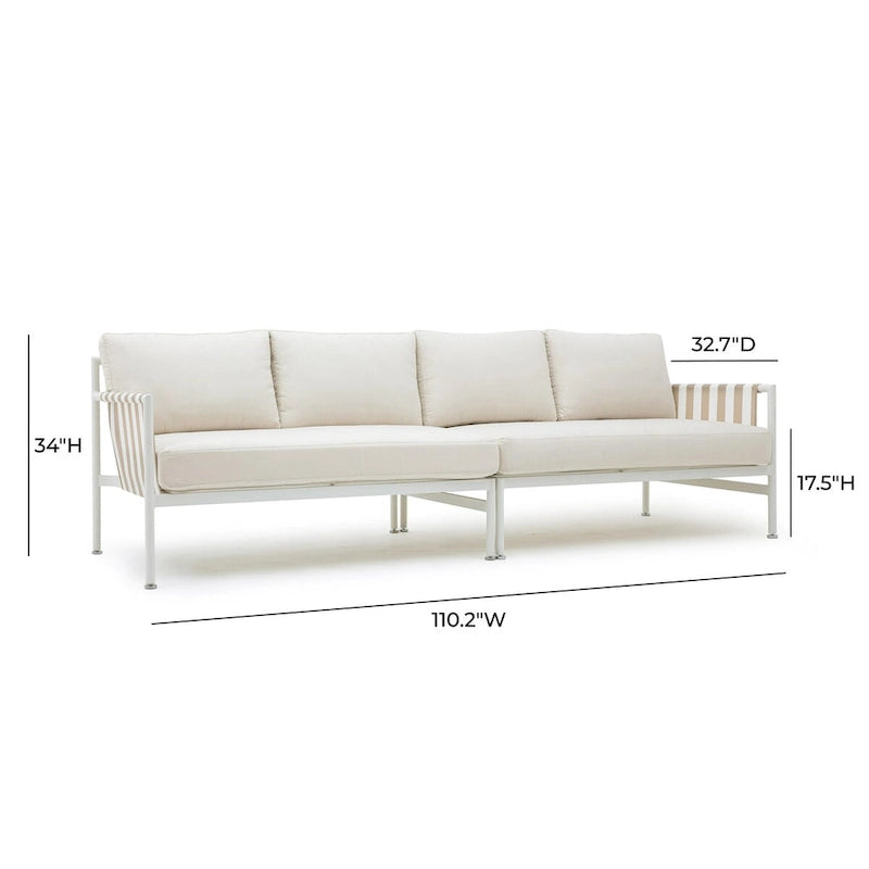 Dunes Cream Outdoor 110 Sofa