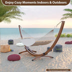 Hammocks 14-Foot Metal Arc Hammock Stand with Chains