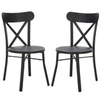 SAFAVIEH Outdoor Living Core 18-inch Cross Back [SET of 2] - 17Wx20Dx33H