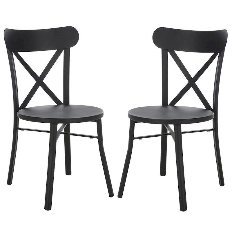 SAFAVIEH Outdoor Living Core 18-inch Cross Back [SET of 2] - 17Wx20Dx33H