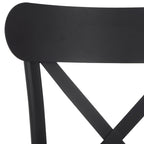 SAFAVIEH Outdoor Living Core 18-inch Cross Back [SET of 2] - 17Wx20Dx33H